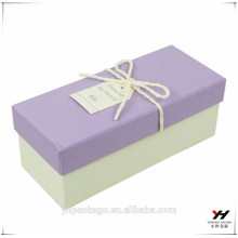 Caja de regalo de papel de empaquetado del diseño de la moda del logotipo de encargo de Whosale